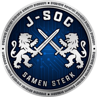 J-SOC coin met het motto Samen sterk